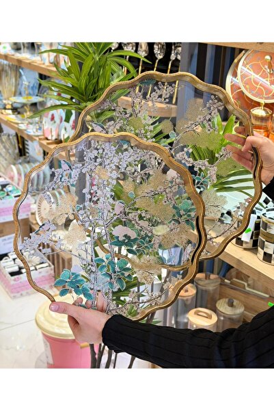 Onedekor 2li Florea Bird Lüks Tepsi