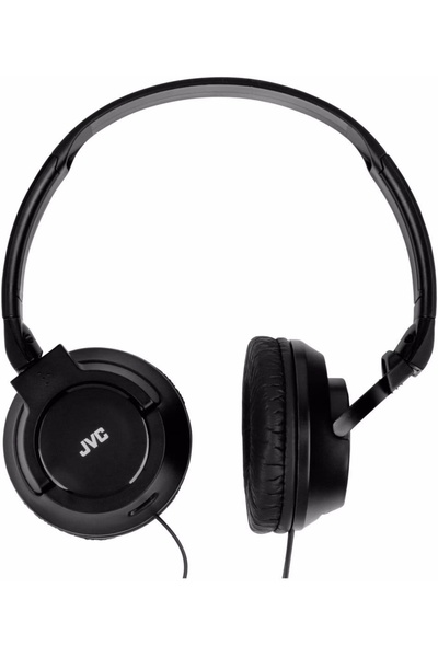 JVC Căști over-the-ear HA-S180B-E-F, cu fir, bas profund, mini-jack 3,5 mm, negre