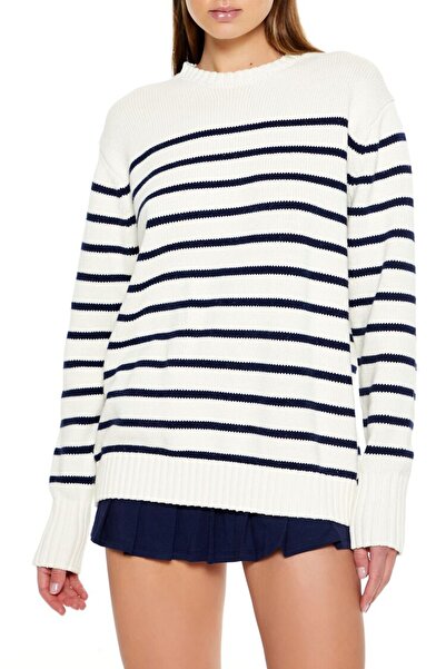 Forever 21 Çizgili Kazak