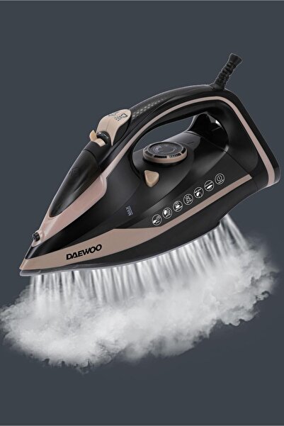 Daewoo DSI-6291 - Steam Iron 2400W With Steam Burst, Spray Function, Self Cleaning, Anti Drip, Anti