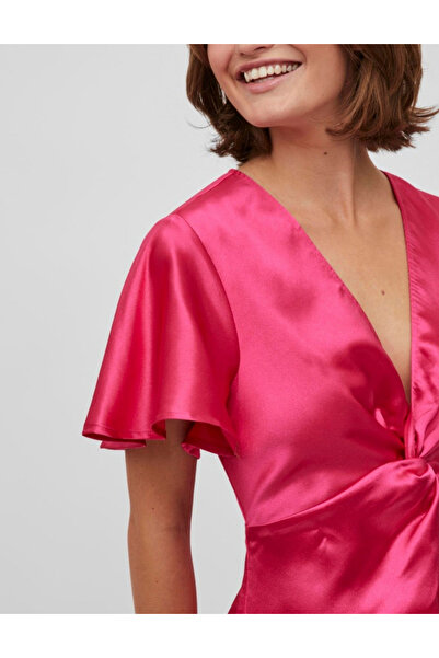 VILA Rochie maxi Vila, vișiniu