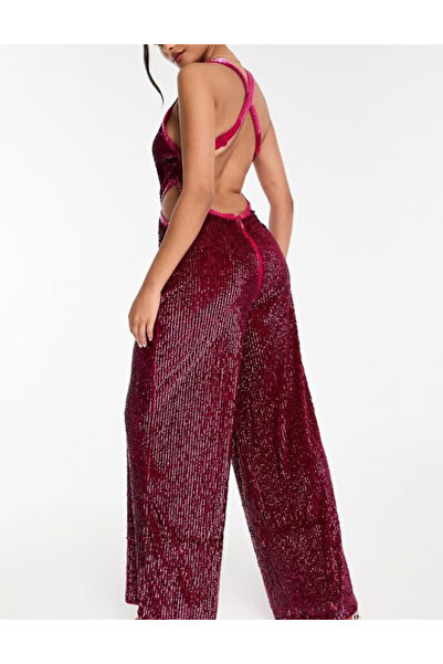 Miss Selfridge Miss Selfridge long jumpsuit, pink