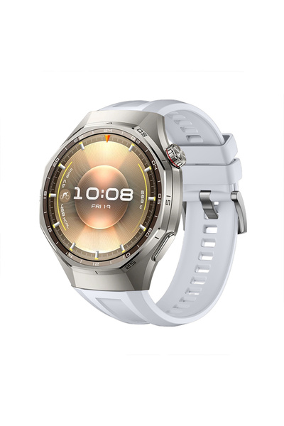 Sneezy Huawei Watch GT6 Pro 46mm İle Tam Uyumlu Kordon Metal Tokalı Yumuşak S...