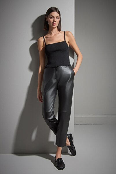 JOIN US Strappy Black Knitwear Tank Top