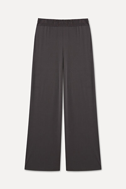 Mudo Modal Mixed Wide Leg Elastic Waist Pants