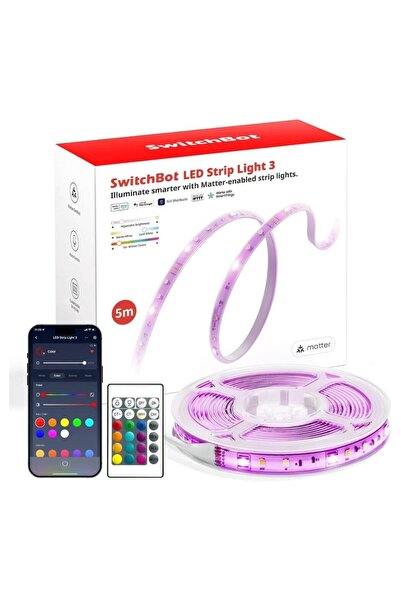 Generics SwitchBot LED Strip Light 3 | 16.4 ft 16 m+ Colors