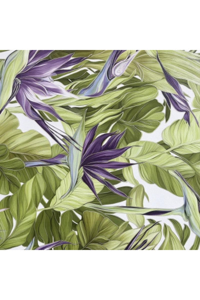 MallDeco Tapet pentru sufragerie, vinil, verde, model Green