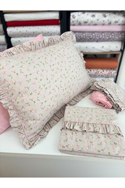 GAYE EV TEKSTİLİ Double Leather Set 100% Cotton Oeko-Tex Certified