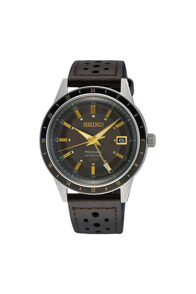 Seiko Presage Automatic Leather Strap Men's Watch SSK013J1