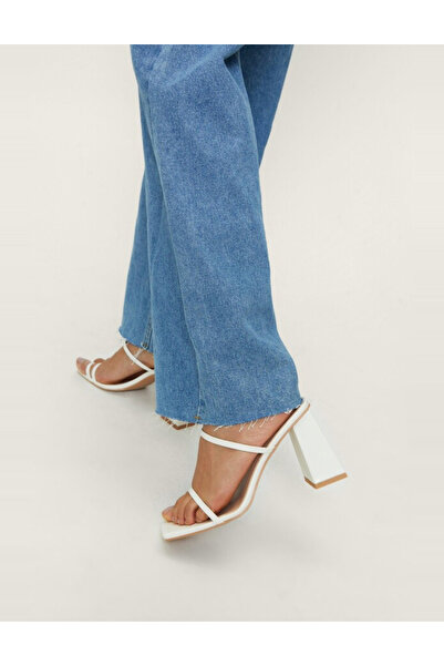 NASTY GAL NASTY GAL heeled clogs, white