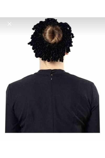 MODA Cataramă pentru coc din catifea Mineeşarp + cadou șapcă