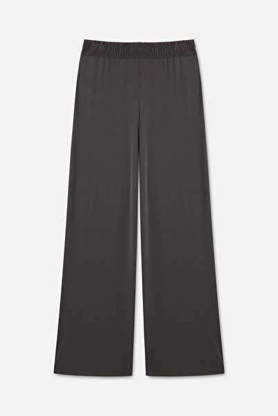 Mudo Modal Mixed Wide Leg Elastic Waist Pants