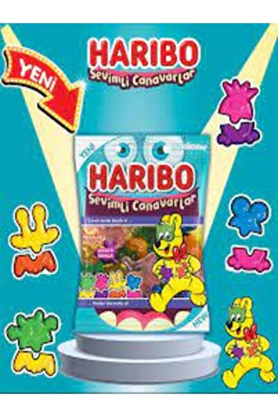 Haribo sevimli canavarlar 250 gr parti boy