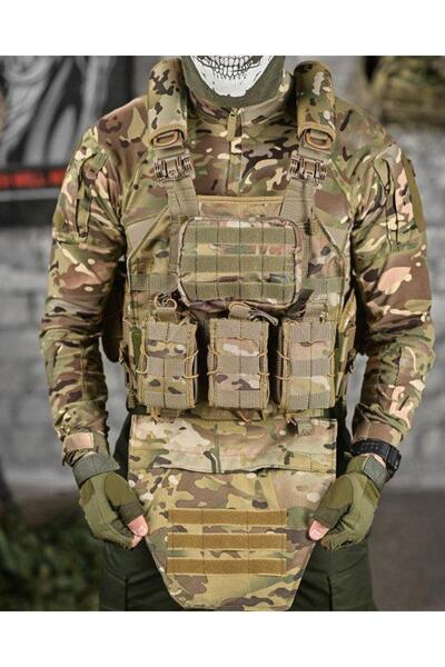 SINGLE SWORD Kasık Korumalı Pratik Hücum Yeleği Kod-5