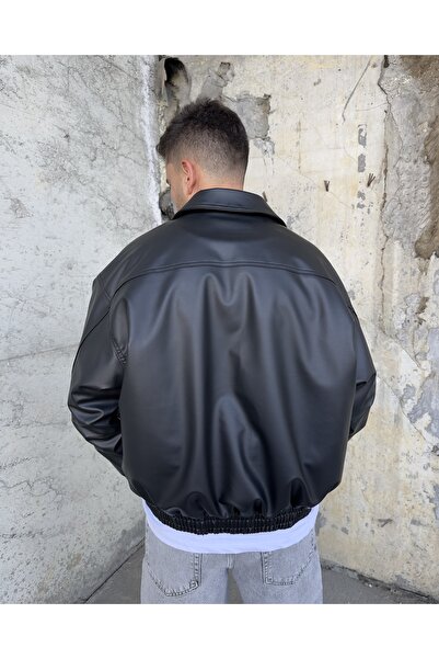 DİFRANSEL Кожено яке тип бомбър