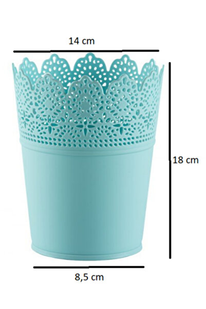 SEYDİ Dantel Kenarlı Saksı 1 ADET