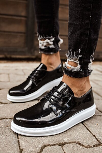 Zapatos حذاء CH003 Pelle Verniciata Classica للرجال، حذاء كلاسيكي يومي برباط ...