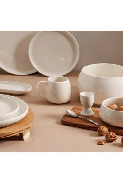 Secret de Gourmet Set of 6 white porcelain mugs, Nora, 300 ml