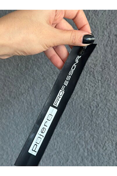 Gönülden Tasarım Black Written Secret Zipper 18X2 cm