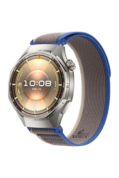 Sneezy Huawei Watch GT6 Pro 46mm Uyumlu Kordon Trail Loop Yumuşak Kumaş Kordon