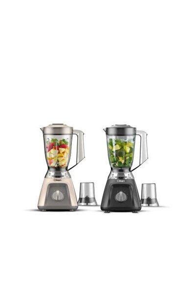 CLIKON ClickOn Blender 2-in-1, High-Quality Copper Motor 600W, Unbreakable Jars, CK2683 Gray