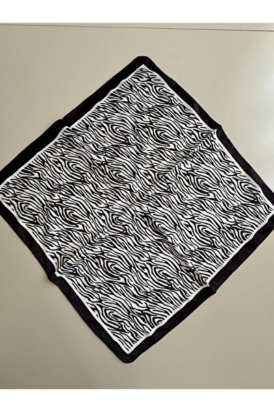 LUXSTONE Μαύρο και άσπρο μαντήλι μπαντάνα