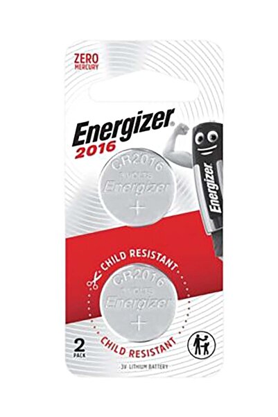 Energizer 2 Pieces of 3V Lithium Coin Battery in Silver
