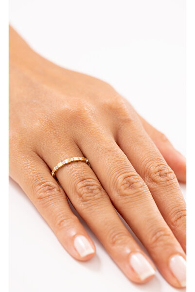 Zeyd Jewelry Trend Dalgalı Model 14 Ayar Altın Yüzük