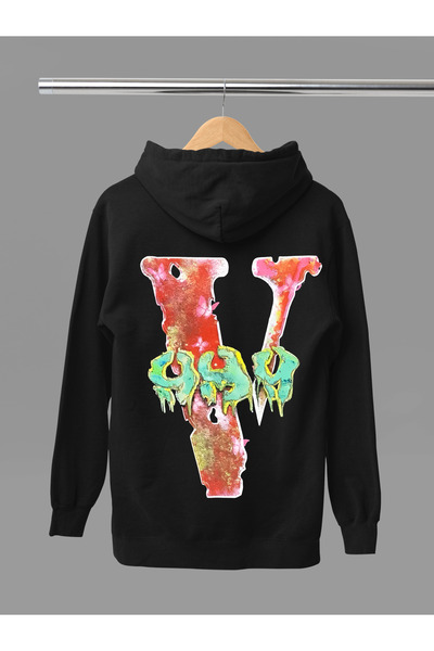 MAGORS سترة راب مطبوعة من القطن بأكمام طويلة وثلاثة خيوط من جوس وورلد