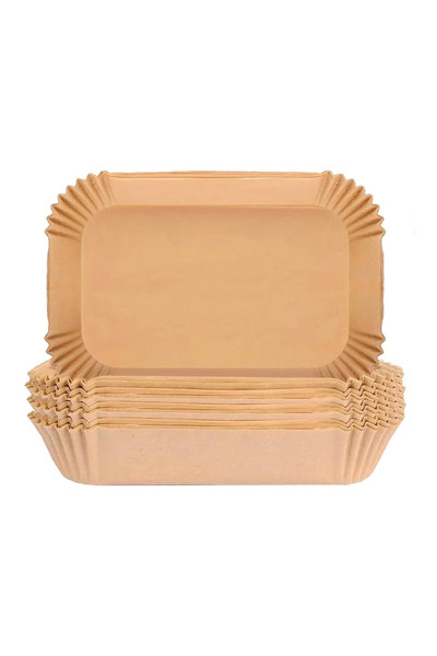 Teno Set of 300 Disposable Rectangular Baking Papers for Air Fryer, 22x14x4.5...