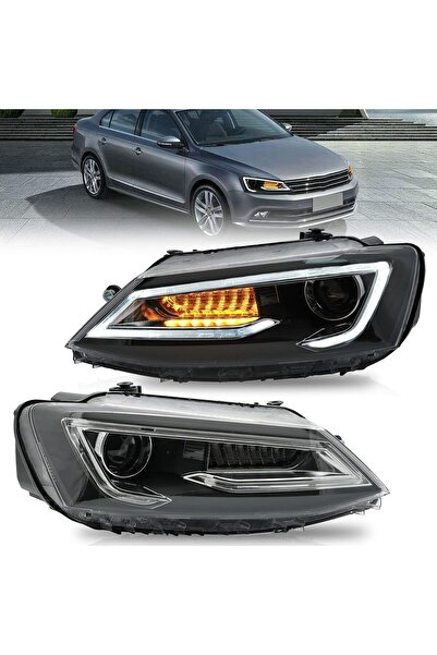 X POWER TUNİNG VOLKSVAGEN JETTA 2012-MK6 AUDİ DİZAYN LEDLİ ÖN FAR