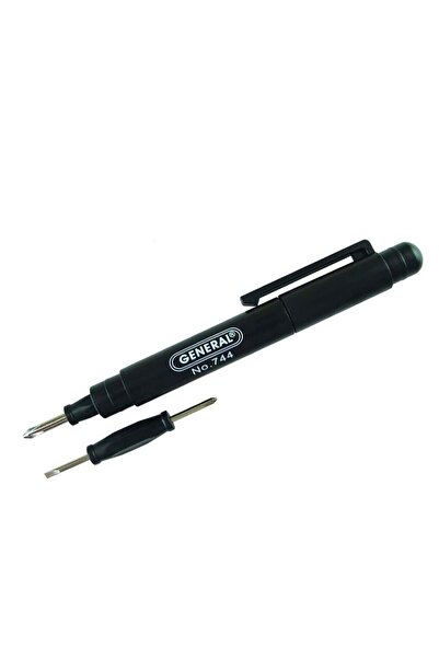 GENERAL 4-in-1 Mini Pocket Screwdriver Black