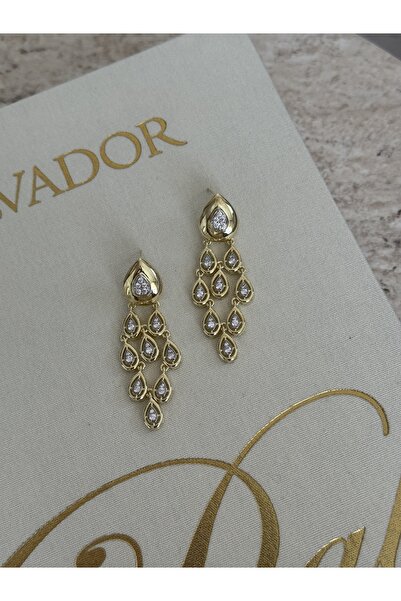 LUXSTONE Brand Model Gold Earrings