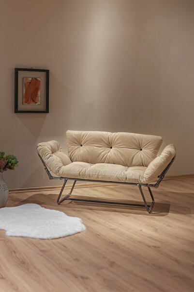 Berta Concept Bhusra Yatak Olabilen Mekanizmalı Ikili Kanepe Kolları Açılan Y...