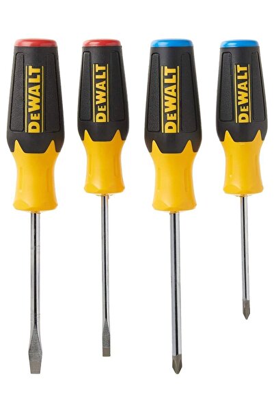 Dewalt طقم مفكات براغي متعدد الألوان مكون من 4 قطع