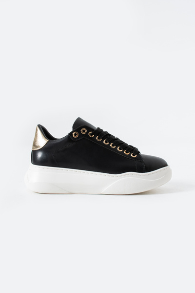 Siena Shoes Alvena Дамски спортни обувки с връзки Черни