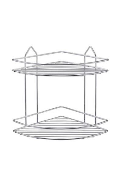 Raki Coltar pentru baie cu 2 nivele cromat