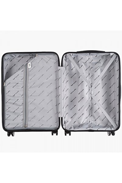 wings Cabin Trolley DQ181/05, Polypropylene, TSA Lock, 4 Double Wheels, 55 cm, Grey