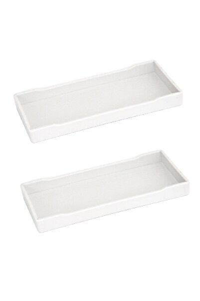 Raki Set 2 organizatoare dreptunghiulare pentru consumabile hoteliere 20x10x1...