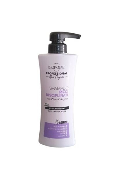 BIOPOINT Sampon Professional pentru par cret bine definit cu Fitocolagen 390ml