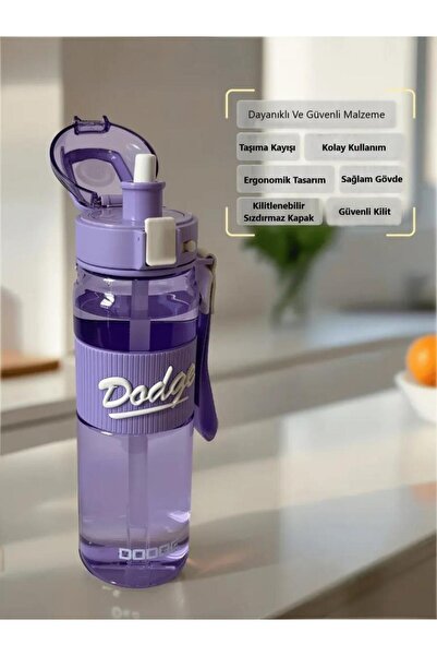 DODGE Water Bottle Tritan Purple 850ml