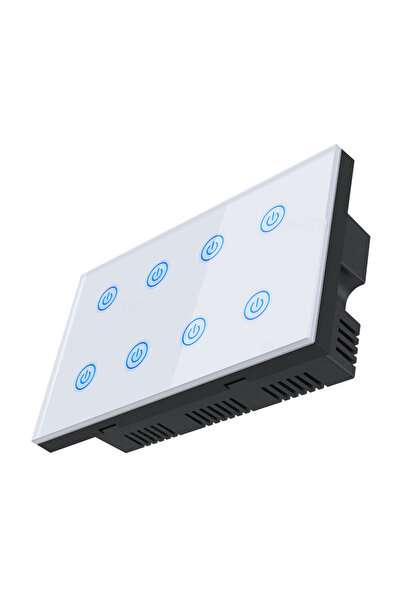 TUYA Intrerupator inteligent cu touch Tuya, Life Smart, Wi-Fi, cu sau fara nul, 8