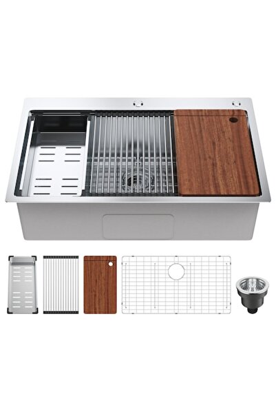 MILMATT Chiuveta Inox Bucatarie Premium, Milmatt, 70x46x23 cm