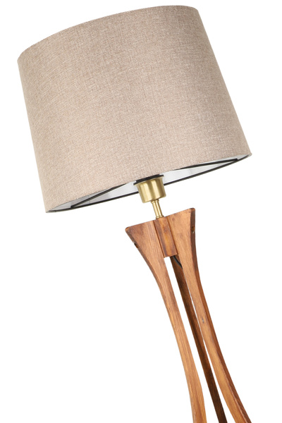 Begüsa Solen Ahşap Lambader No:08 Hasır Şapka