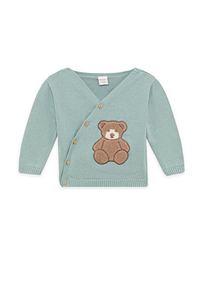 Layette Bg Store Baby Boy Green Knitwear Set