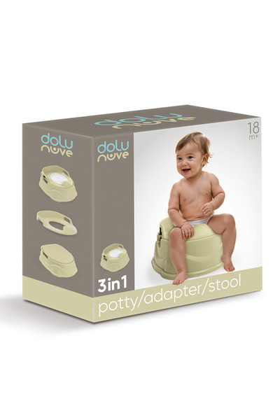 Dolu Lazımlık/Adaptor 3 in1 Eco Yeşil 7183