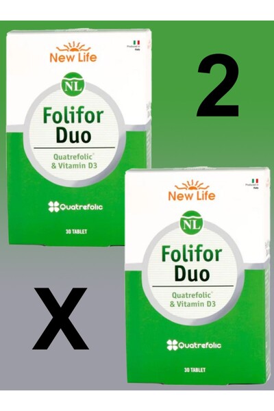 New Life Folifor Duo 30 Tablets 2 Pieces