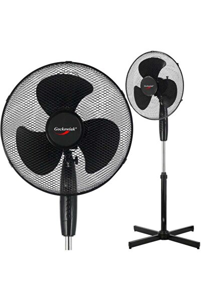 OEM Floor fan, KOUD, adjustable height, 90 degree oscillation, 3 speed settings, tilt angle, 60 cm base