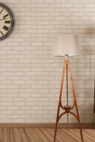 Begüsa Solen Ahşap Lambader No:03 Hasır Şapka