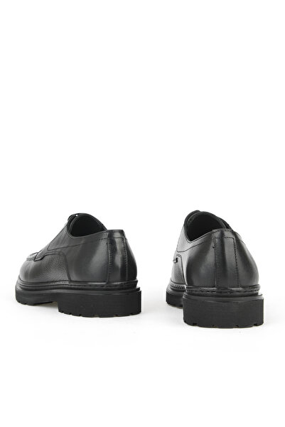 Ziya , Men's Genuine Leather Classic Shoes 1531056Z4617 Black